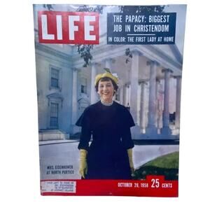 Life Magazine October 20 1958 First Lady Mamie Eisenhower at Home